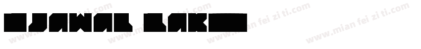 Tajawal Blak字体转换